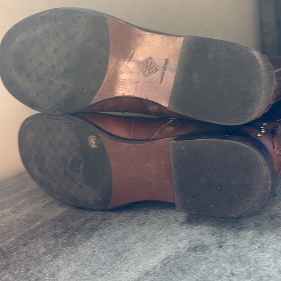 A Antonio Melani Tall Brown Leather Riding Boots – Size 7.5 - Picture 4 of 10